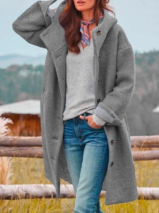 AMELIE: elegante chaqueta larga de invierno