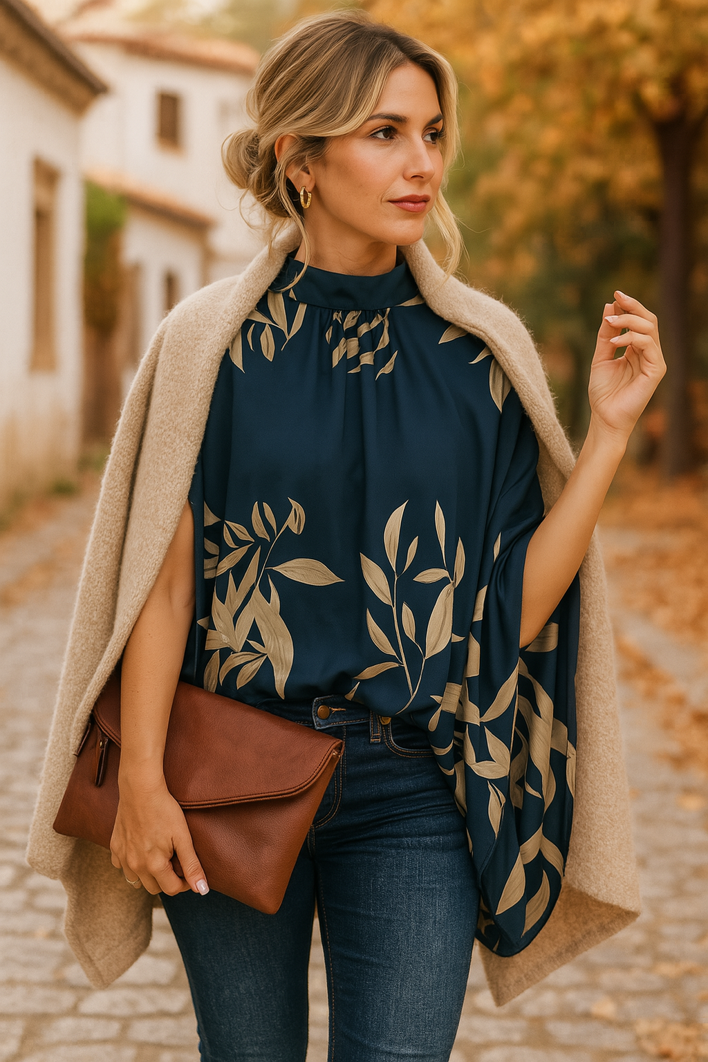 Lucía| Blusa de noche versátil