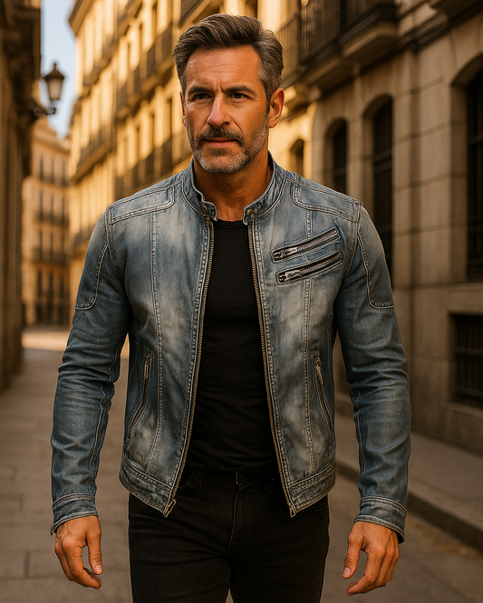 ALESSIO | Veste en jean de saison.