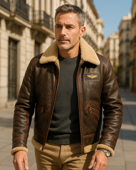 GUSS | Veste classique de pilote.