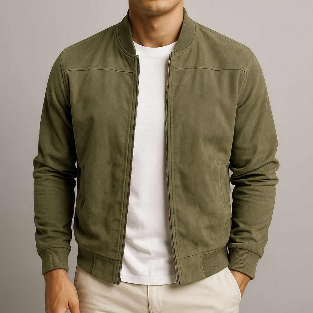 Noah – Blouson pour homme en daim doux