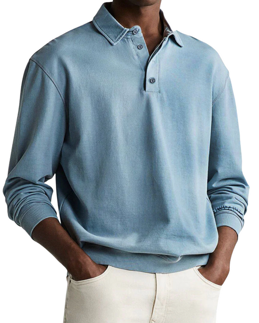 Victor - Polo de inspiración vintage para hombres con carácter