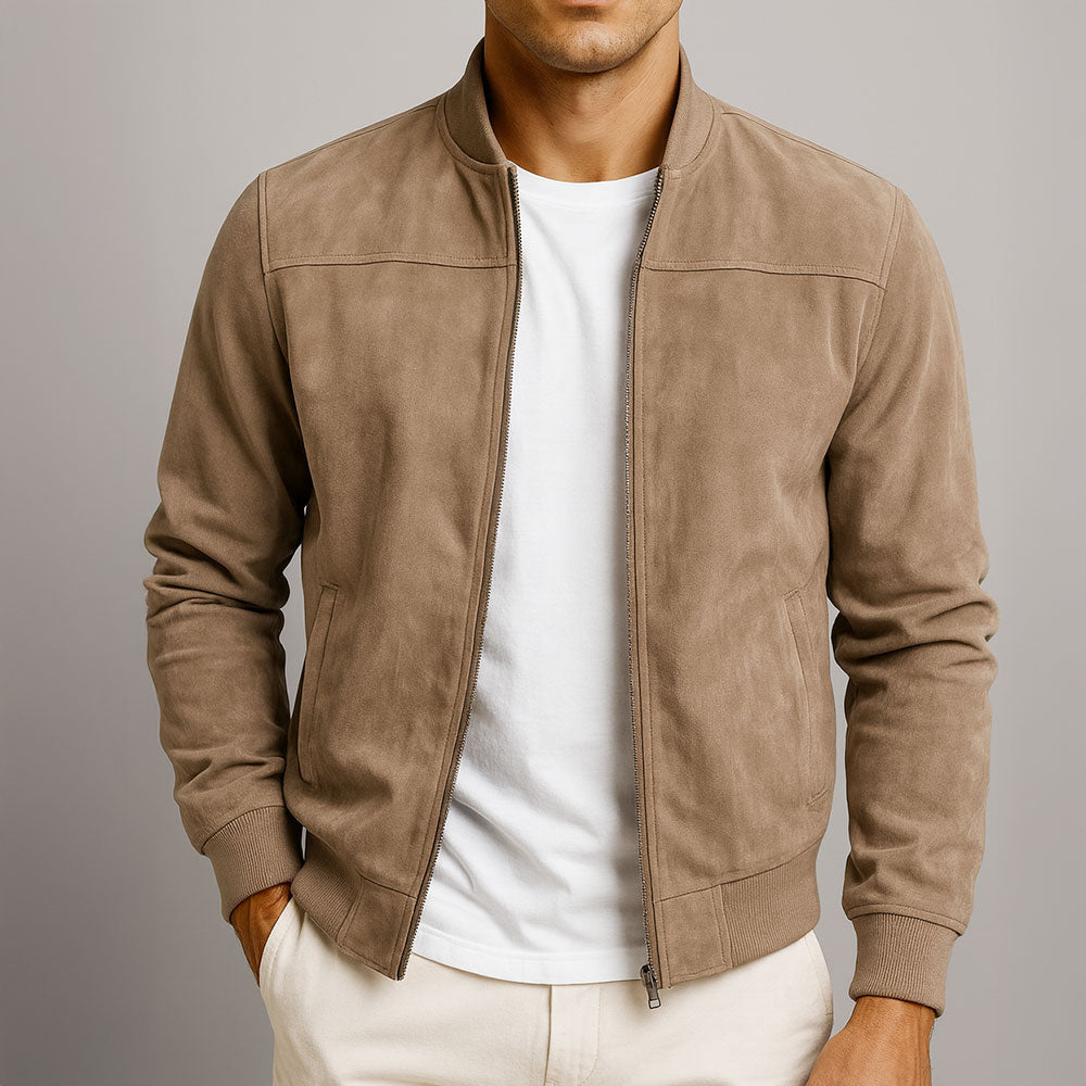 Noah – Blouson pour homme en daim doux