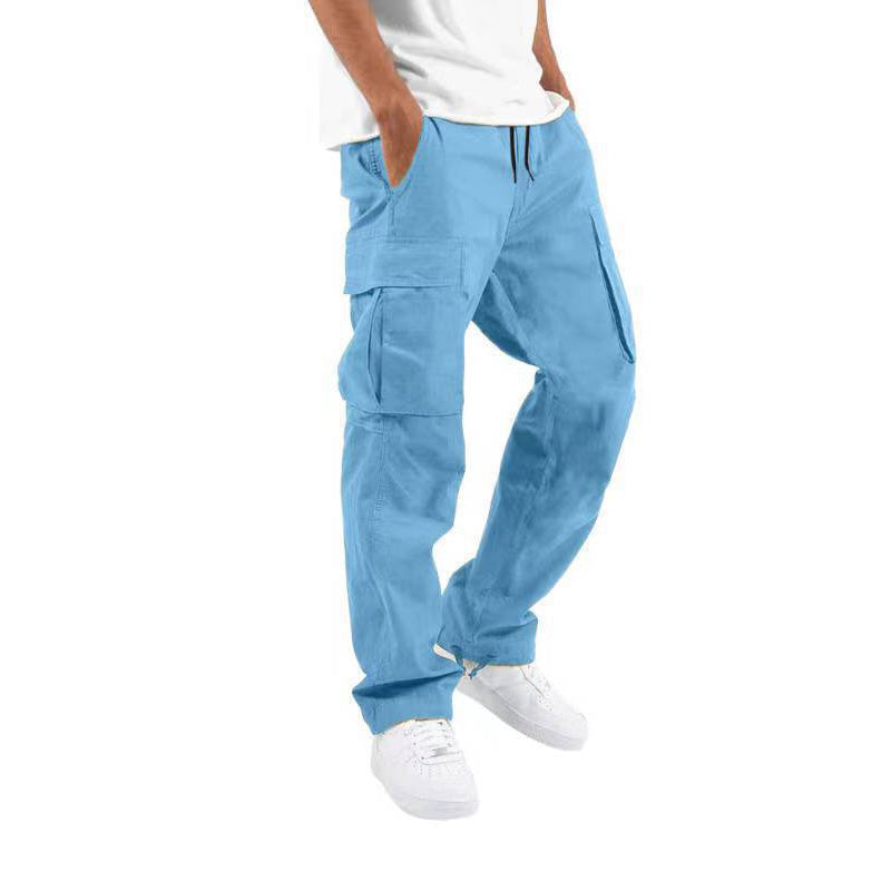 Pantalones cargo de corte ancho para hombre