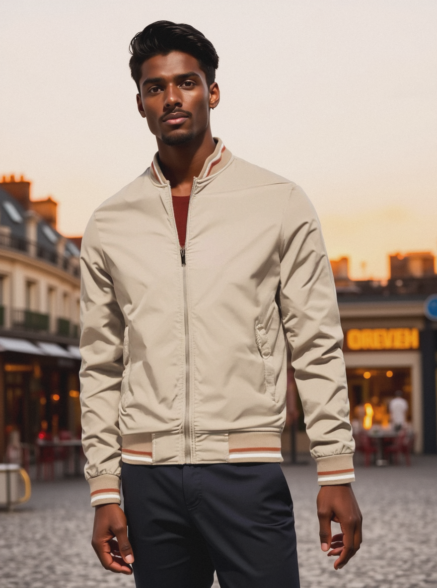 Blouson Bomber Classique – Essentiel
