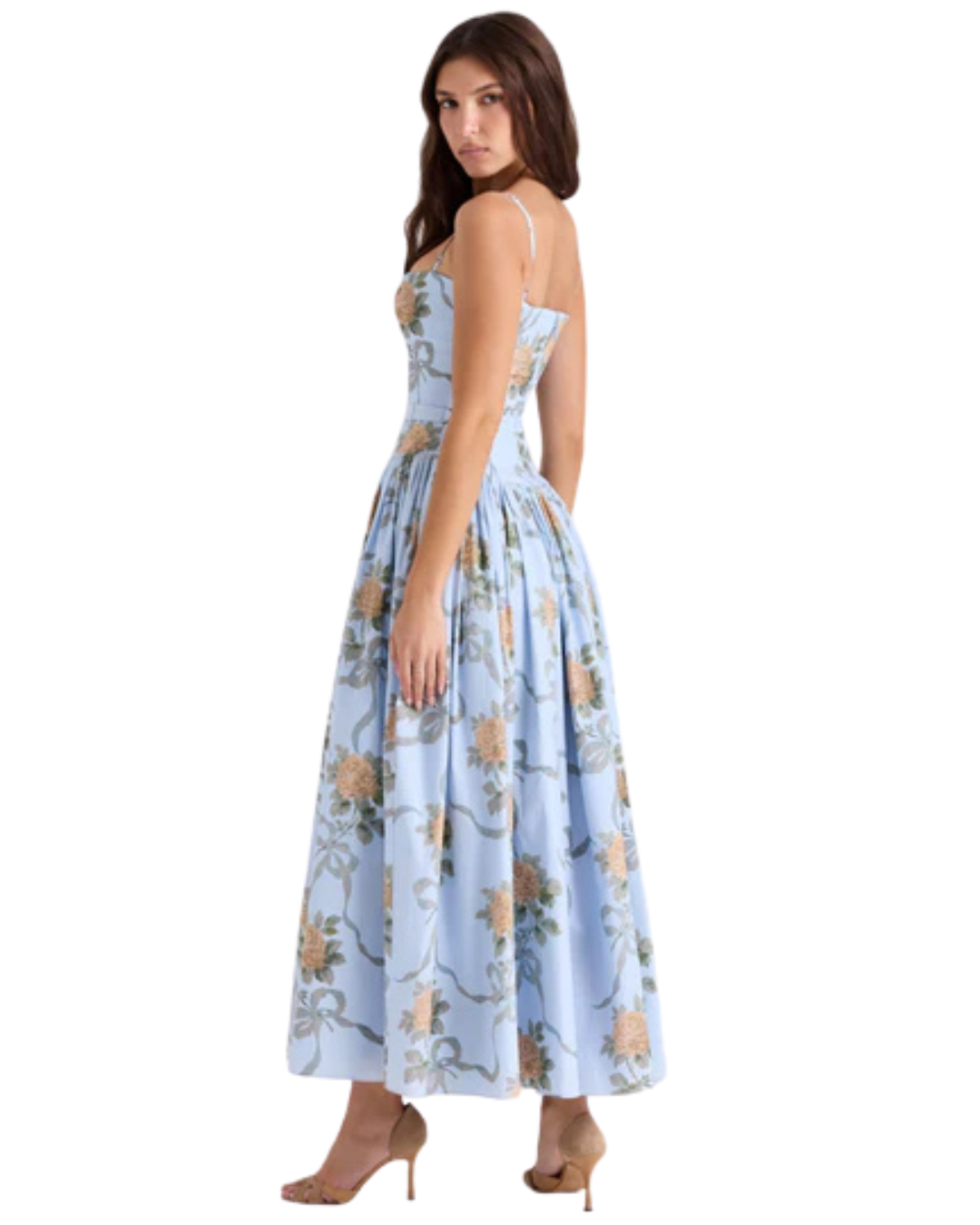 Isabella | Vestido vintage con lazos, ideal para días soleados