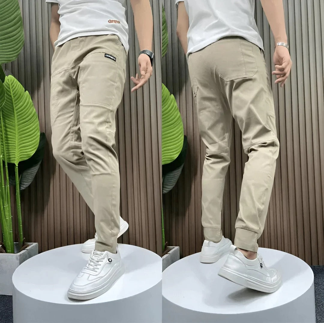 Loris | Pantalones cargo premium elásticos
