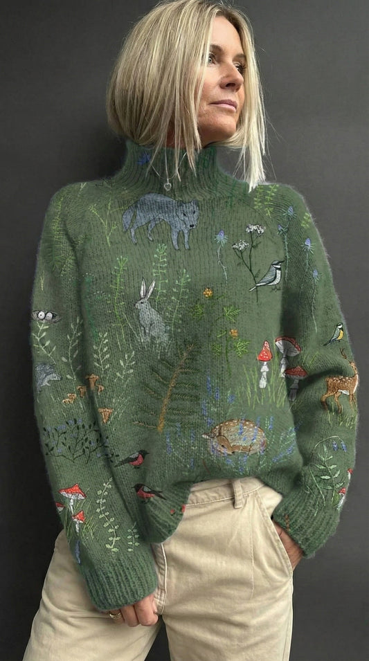 Andrea| Suéter de cuello alto cálido y elegante