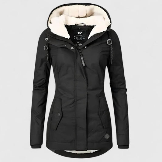 Sofía™ - Chaqueta de invierno impermeable con capucha.