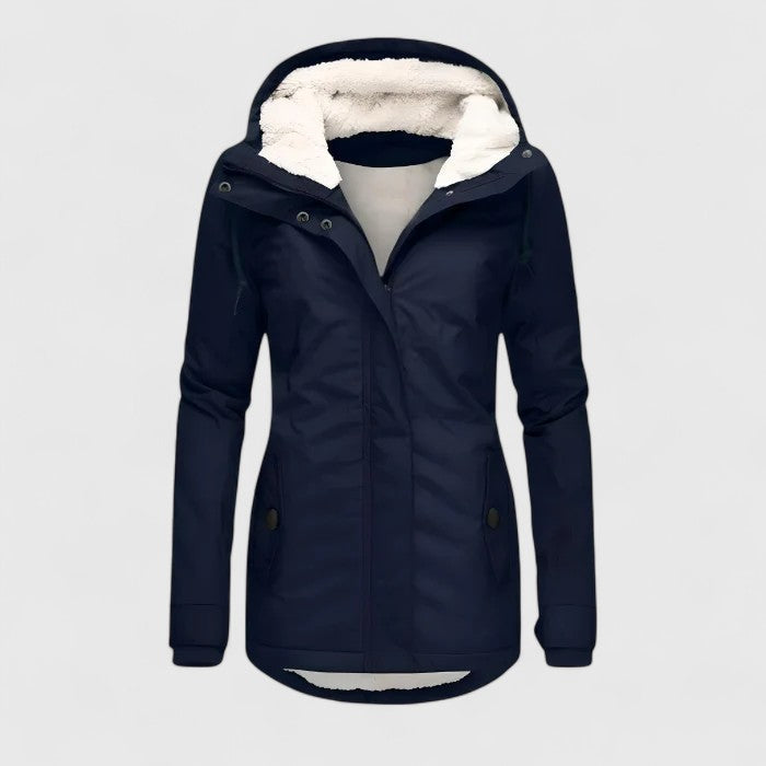 Sofía™ - Chaqueta de invierno impermeable con capucha.