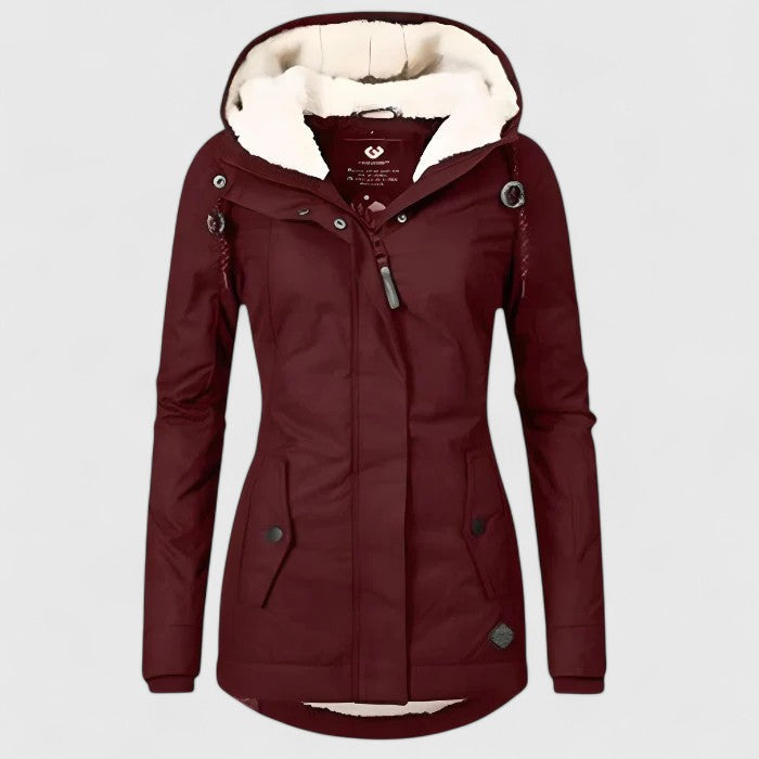 Sofía™ - Chaqueta de invierno impermeable con capucha.