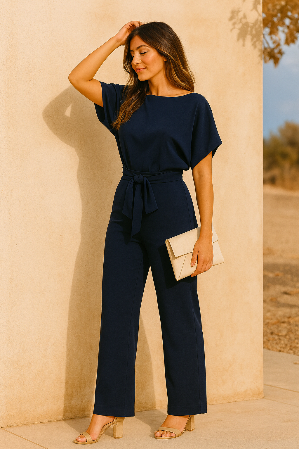 Roberta I Elegancia sin esfuerzo: mono con corte limpio y chic