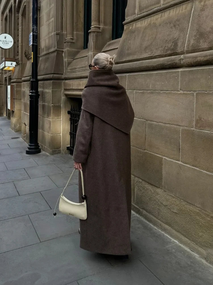Clémence – Manteau Café Chic