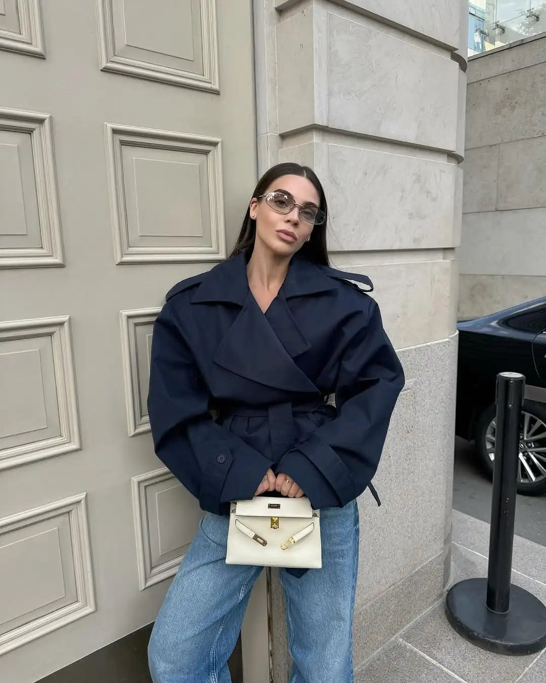 Marion – Manteau Ceinturé Élégant