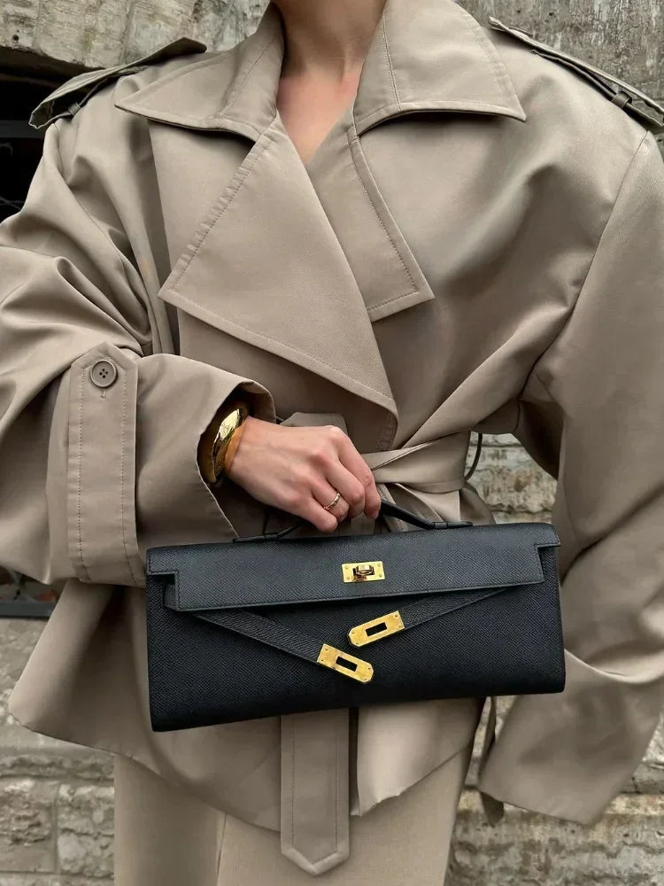 Marion – Manteau Ceinturé Élégant