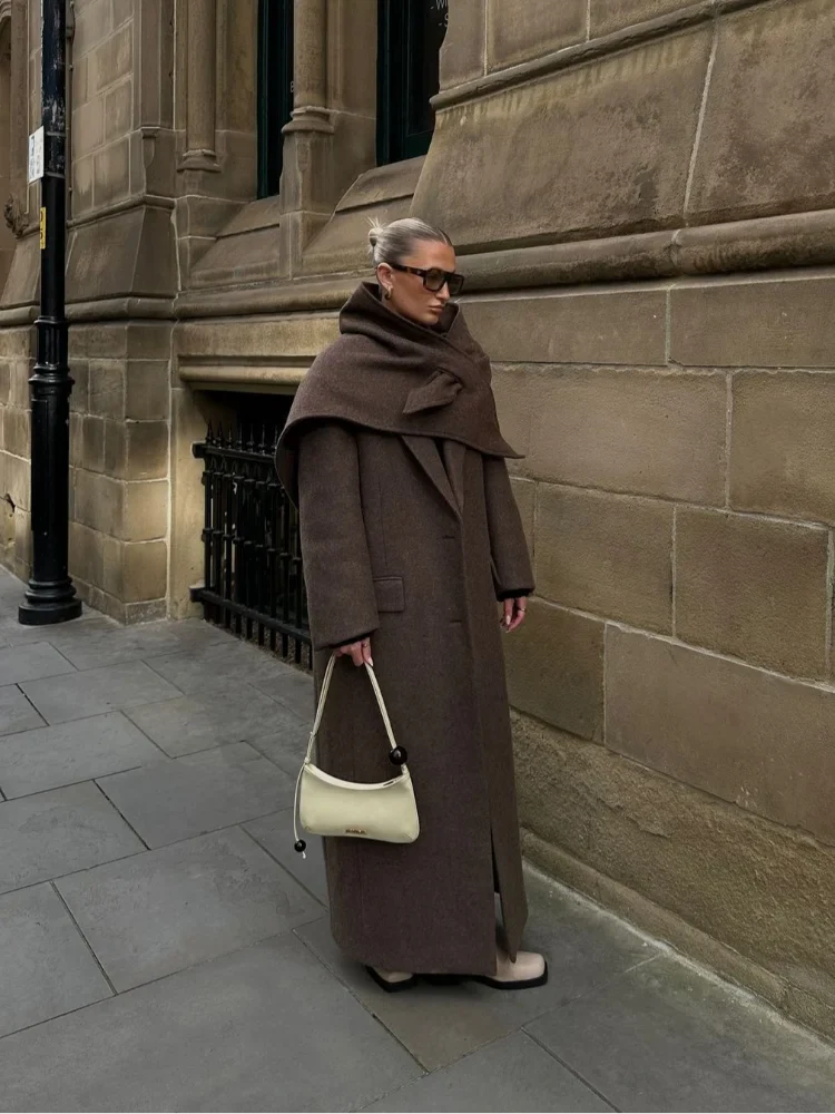 Clémence – Manteau Café Chic