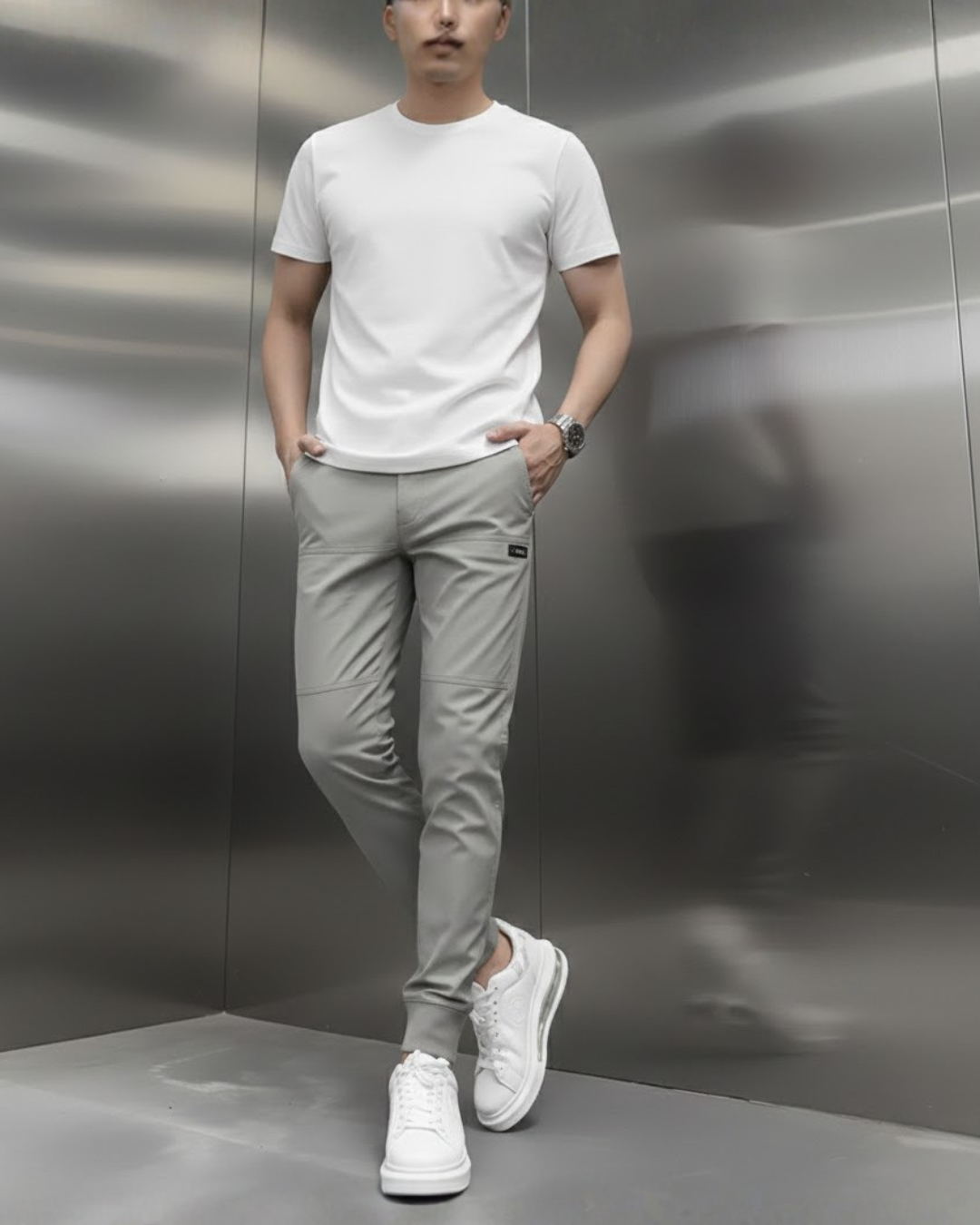 Loris | Pantalones cargo premium elásticos