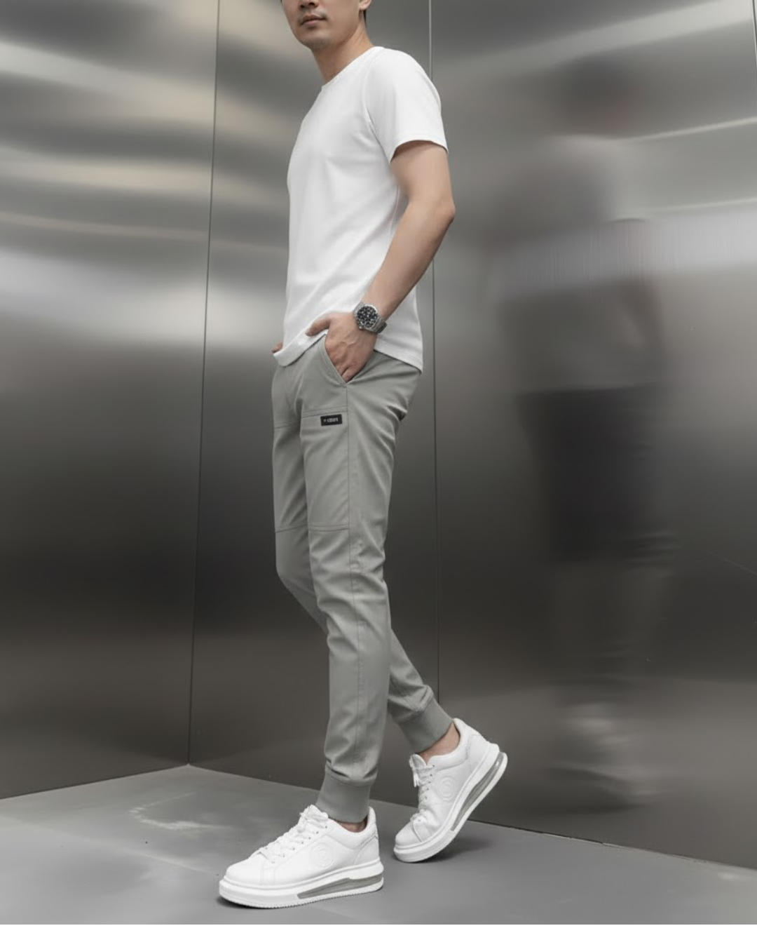 Loris | Pantalones cargo premium elásticos