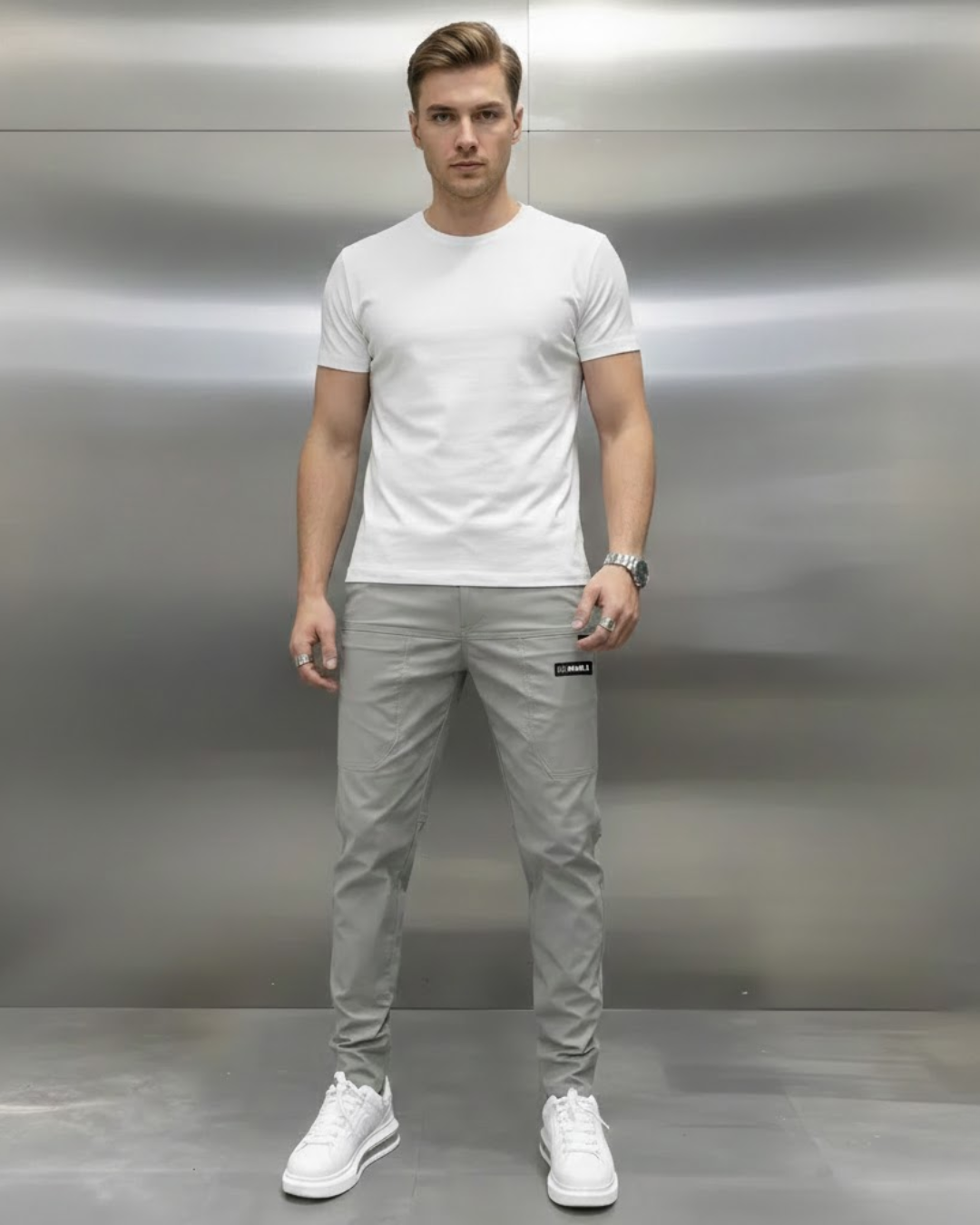 Loris | Pantalones cargo premium elásticos