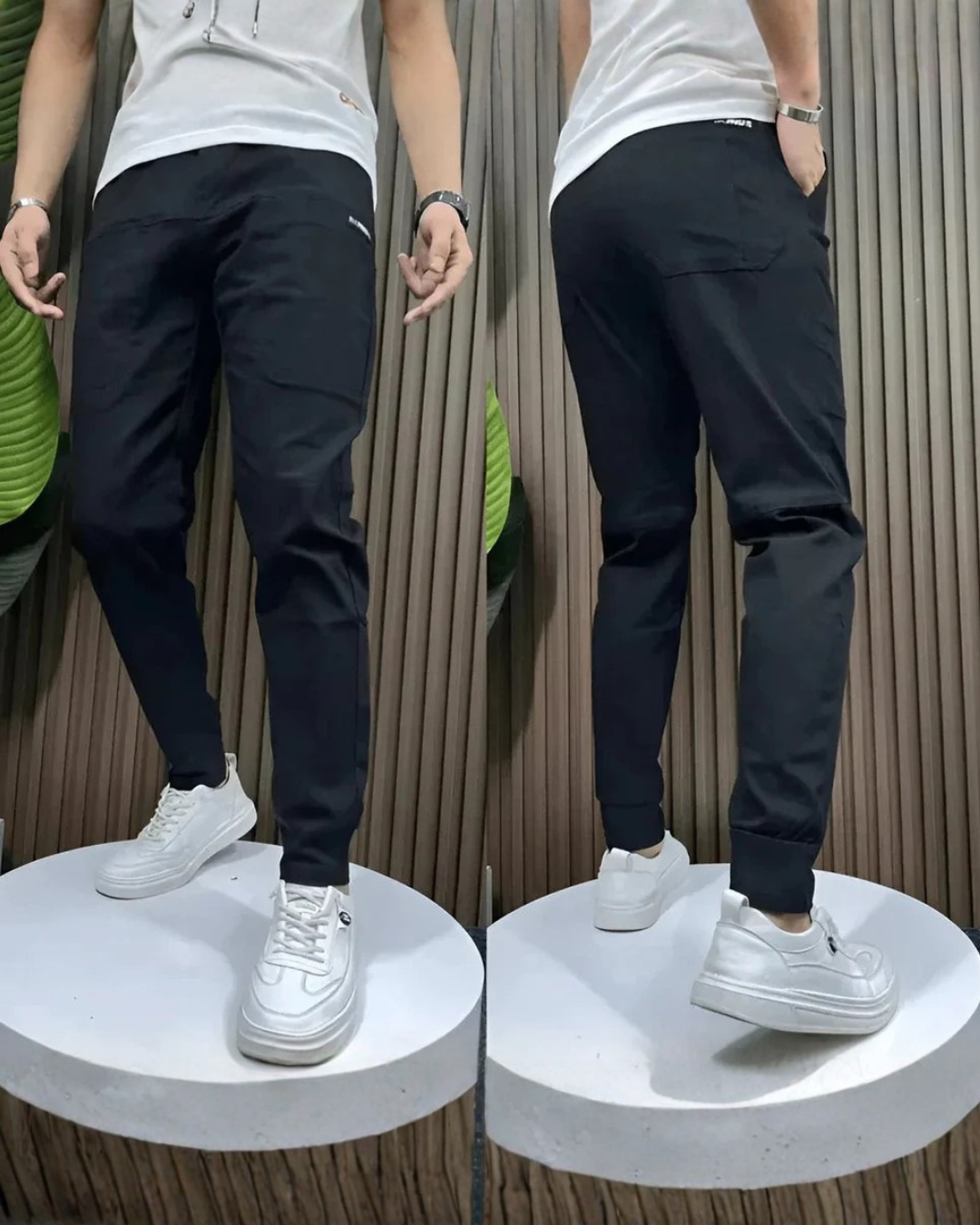 Loris | Pantalones cargo premium elásticos