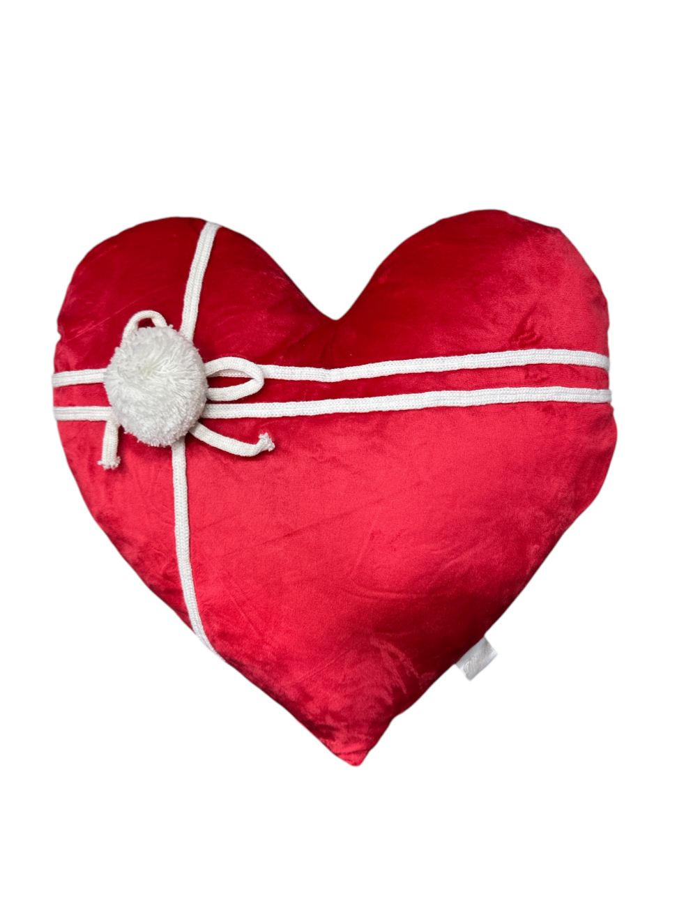 Cojín Corazón de Terciopelo Bordado