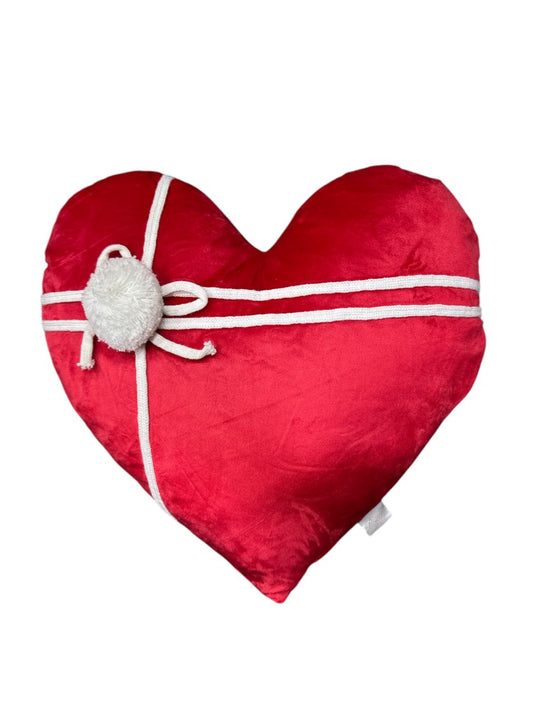 Cojín Corazón de Terciopelo Bordado