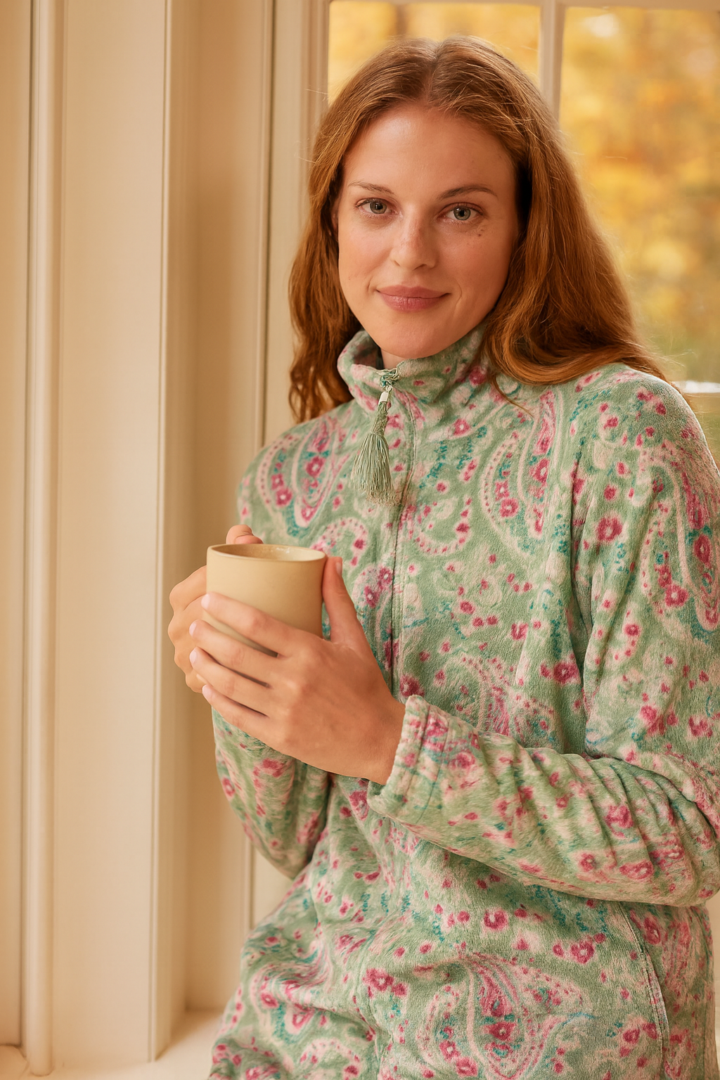 Zaira I Bata de coral