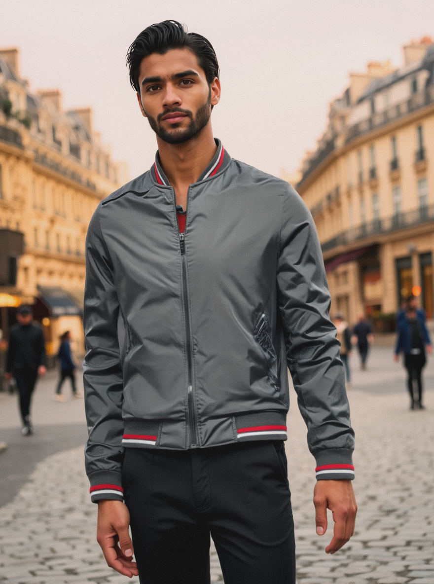 Blouson Bomber Classique – Essentiel