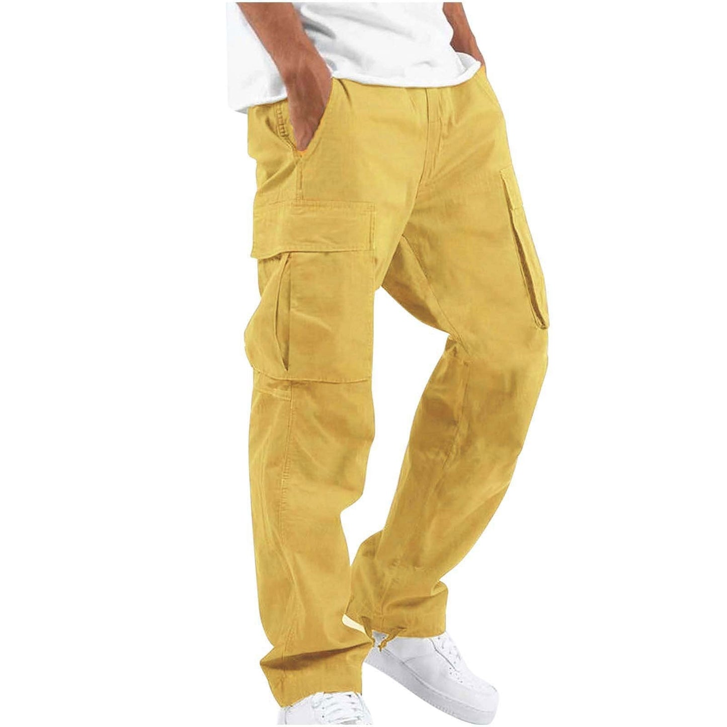 Pantalones cargo de corte ancho para hombre